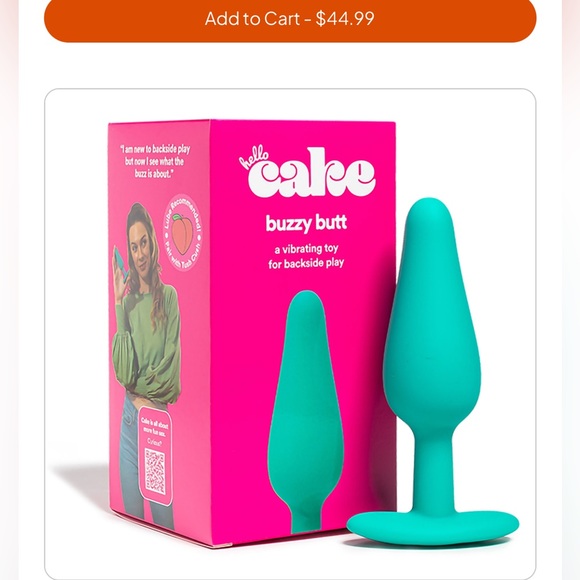 Hello cake | Buzzy Plug A Vibrating Toy For Backside Play Rechargeable Pleasure - Picture 1 of 8